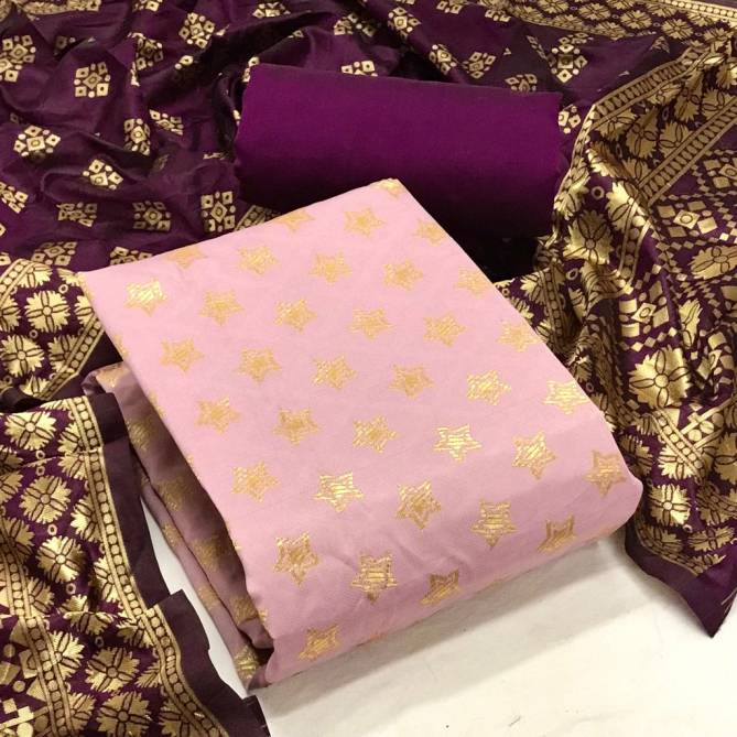 Banarasi Silk 59 New Designer Latest Casual Wear Dress Material